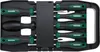 A set of screwdrivers neatly arranged in a black plastic case. Produktbild-Vorschau