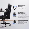 CRELIV -Ergonomischer Bürostuhl Chefsessel aus Kunstleder, Produktbild-Vorschau 4