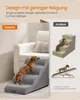 Feandrea Hundetreppe, 4 Stufen, Waffelcord, Haustiertreppe, Produktbild-Vorschau 4