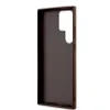 The image shows the inside of a dark brown phone case. Produktbild-Vorschau