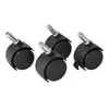Hailo ruote 1580001 set 4 pezzi Big Box nere girevoli 360° Anteprima dell’immagine prodotto 11