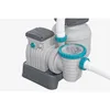 A close-up view of a pool pump and filter system. Produktbild-Vorschau