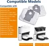 A collage of images showing compatible Roborock models and dust bags, with a list of compatible models. Anteprima dell’immagine prodotto