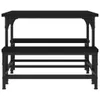 vidaXL Table basse noire 100x50,5x40 cm Bois composite Voir les images du produit 5