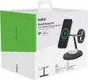 The image shows the packaging of a Belkin BoostCharge Pro 3-in-1 Wireless Charger. Produktbild-Vorschau