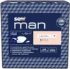 The image shows the front of a product box for Seni Man incontinence pads. Podgląd zdjęcia produktu