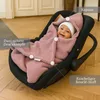 BabyLux Winter Einschlagdecke Bouclé 80x80 cm Kuschelige Produktbild-Vorschau 2