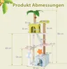 COSTWAY Arbre à chat 180cm, arbre à chat à plusieurs étages Voir les images du produit 3