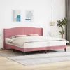 vidaXL Cadre de lit avec tête de lit rose 180 x 200 cm Voir les images du produit 2
