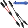 Paar Y Solarstecker Verteilerdose 2 Fach Solarpanel Produktbild-Vorschau 1