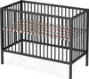 Beistellbett 60x120 cm mit Umbauseite & Rollen -BLACK Produktbild-Vorschau 14