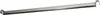 A long, thin, silver-colored metal bar with hooks at each end, presented against a white background. Produktbild-Vorschau