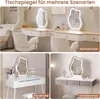 Collage of vanity mirrors in different room settings. Produktbild-Vorschau