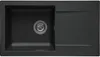 Evier Stradour 78 x 43,5 cm Dos mat noir Voir les images du produit 1