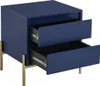 Set aus 2 Nachttischen mit 2 Schubladen - Metall und MDF Produktbild-Vorschau 6