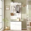 Merax Garderobeset, 3-in-1: Entreegarderobe met Productafbeelding-voorbeeld 1