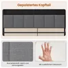 AODEMOKO Polsterbett 140 x 200 cm mit LED, Ladestation, Produktbild-Vorschau 7