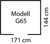 Globel Gerätehaus "Gartenmanager Dream" 65, metallic Produktbild-Vorschau 15