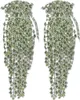 vidaXL Edera artificiale verde-bianco 90 cm 2 pezzi Anteprima dell’immagine prodotto 2