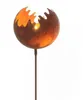 Metall Stecker. FEUERBALL. Feuerkugel, Gartenstecker Produktbild-Vorschau 3