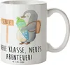 Mr. & Mrs. Panda Kaffeebecher Erster Schultag Abenteuer - Produktbild-Vorschau 1