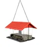 BURI Vogelfutterhaus aus Kunststoff Vogelhaus Futterhaus Produktbild-Vorschau 1
