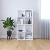 vidaXL Libreria/Sideboard Bianco 66×30×130 cm Materiale a Anteprima dell’immagine prodotto 15