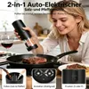 Elektrische Salz- und Pfeffermühle 2in1 Doppelkammer 800mAh Produktbild-Vorschau 2