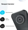 Close-up of a faucet aerator with descriptive text and icons. Produktbild-Vorschau