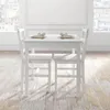 Set da pranzo HOMCOM da 3 pezzi, tavolo da pranzo con 2 Anteprima dell’immagine prodotto 7
