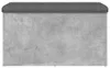 vidaXL Sitzbank mit Stauraum Betongrau 82x42x45 cm Produktbild-Vorschau 5