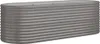 vidaXL Zvýšená posteľ Pozinkovaná oceľ 224x80x68 cm Sivá Náhľad obrázku produktu 1