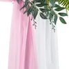 Šifonová záclona Svatební luk závěs Fabric, ekologicky Náhled obrázku produktu 5