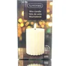 Bougie Led Cire Beige Gaufrée Flamme Vacillante Réaliste - Voir les images du produit 5