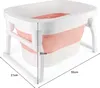 Baby Badewanne faltbare Babybadewanne mit Hocker Produktbild-Vorschau 7