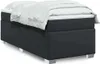 Boxspringbett mit Matratze Schwarz 90x190 cm Kunstleder Produktbild-Vorschau 2