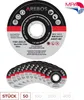 AREBOS Trennscheiben 115 mm 50 Stück für Stahl Edelstahl Produktbild-Vorschau 1