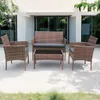Zestaw mebli ogrodowych z technorattanu: LUNGO – sofa, Podgląd zdjęcia produktu 2