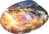 A stylized, abstract representation of a wave with sunlight and clouds visible through it. Náhled obrázku produktu