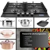 Ensemble de cuisine KB ELEMENTS : table de cuisson au gaz Voir les images du produit 7