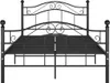 Bett Schwarz Metall 120x200 cm Produktbild-Vorschau 3