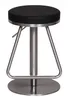 WOHNLING Barhocker Schwarz Edelstahl höhenverstellbar 54 - Produktbild-Vorschau 8