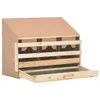 vidaXL 3-osobowe gniazdo 72x33x54 cm lite drewno sosnowe Podgląd zdjęcia produktu 12