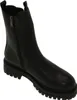 A black Chelsea boot is shown against a white background. Produktbild-Vorschau