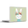 MuchoWow® Laptop Aufkleber Sticker Cover Kaninchen - Sommer Produktbild-Vorschau 1