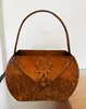 Edelrost Kleine Handtasche mit Blume 22x17cm Tasche zum Produktbild-Vorschau 4