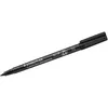 A black Staedtler Lumocolor permanent marker is shown against a white background. Produktbild-Vorschau