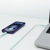 Cavo QUALO Nylon USB-C per Lightning – 1,5 m, 2,4 A, Verde Anteprima dell’immagine prodotto 8