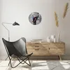 Wanduhr - Rund - Glasuhr - Abstraktion modern - 30x30cm - Produktbild-Vorschau 6