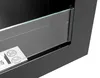 Wandhängender Biokamin mit Glas 90x40x12 cm Schwarz Produktbild-Vorschau 5